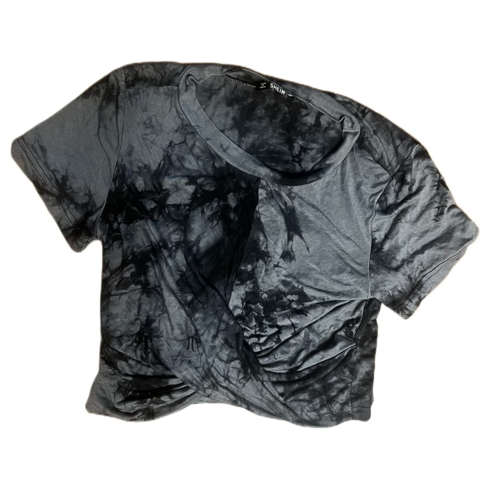 Tie Dye Cropped Shirt - Picture 2 of 3